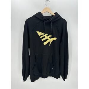 Paper Planes Greatness is a Process All Points Logo Hoodie Pullover Black Sz XL